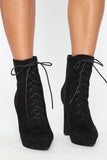 At A Glance Booties - Black