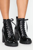 Up All Night Booties - Black