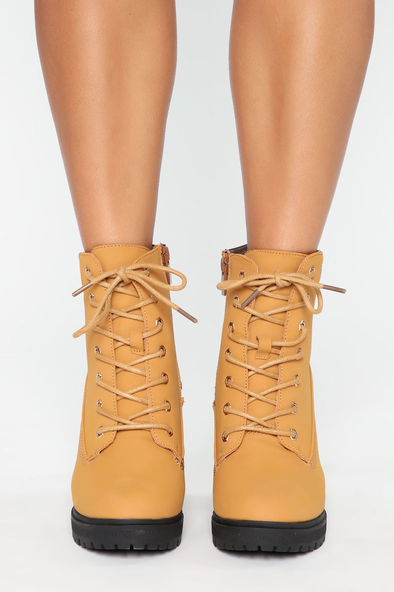 Hear Me Out Booties - Camel