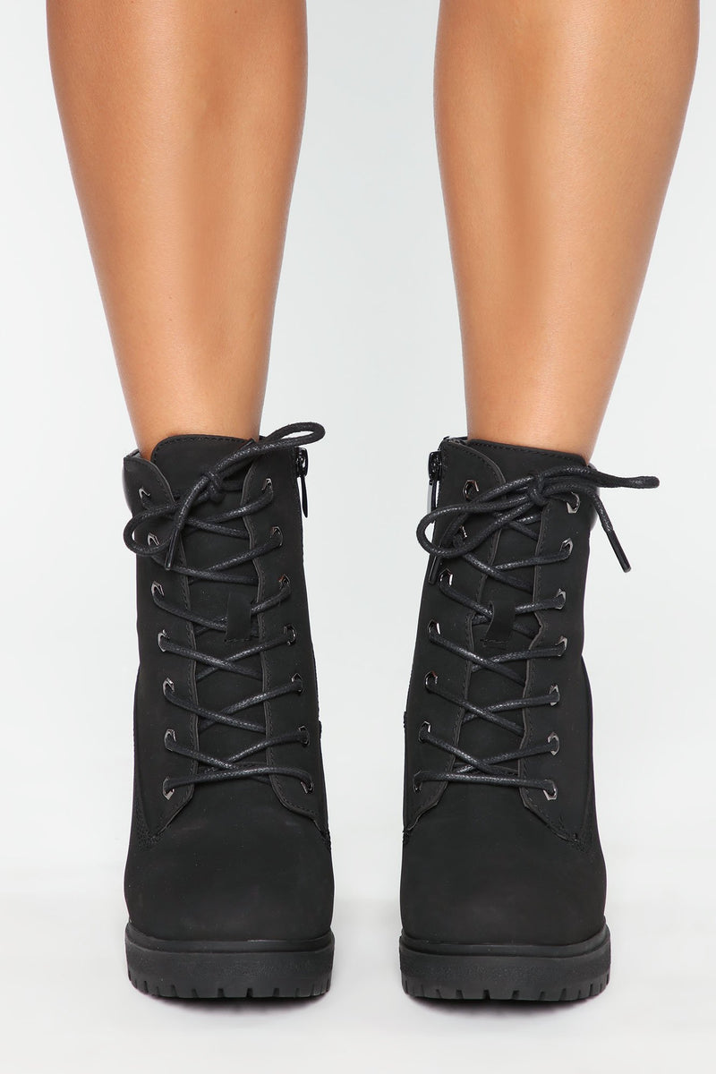 Hear Me Out Booties - Black