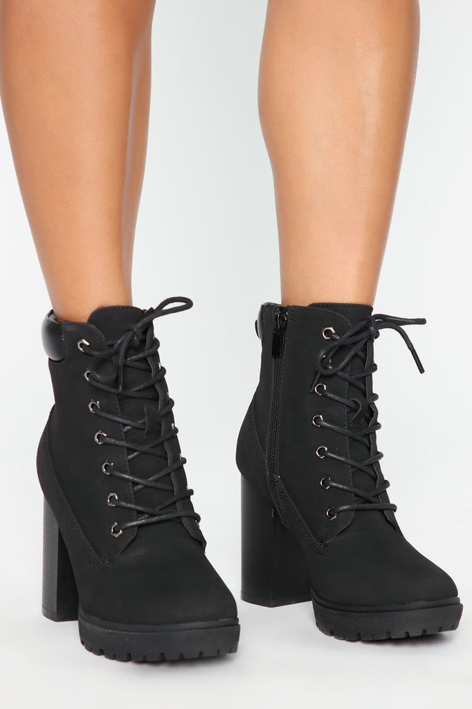 Hear Me Out Booties - Black