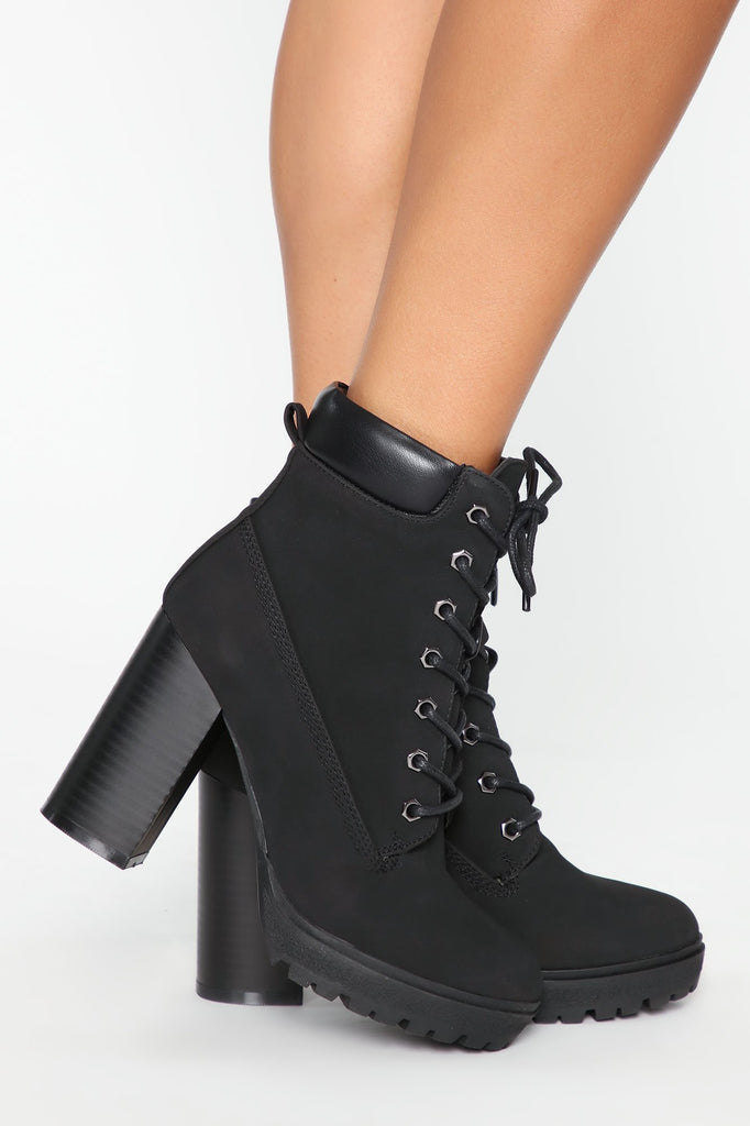 Hear Me Out Booties - Black
