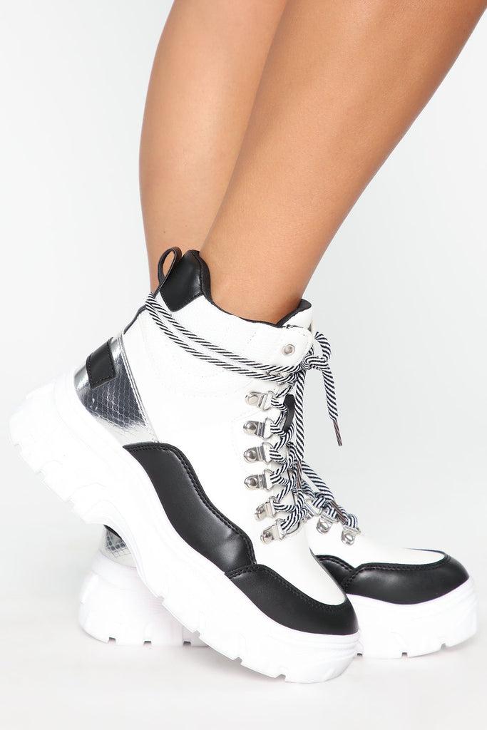 Talk To You Later Sneakers - White