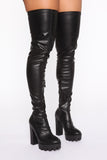 Walking On Air Boots - Black