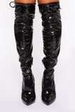 Bombalicious Heeled Boots - Black