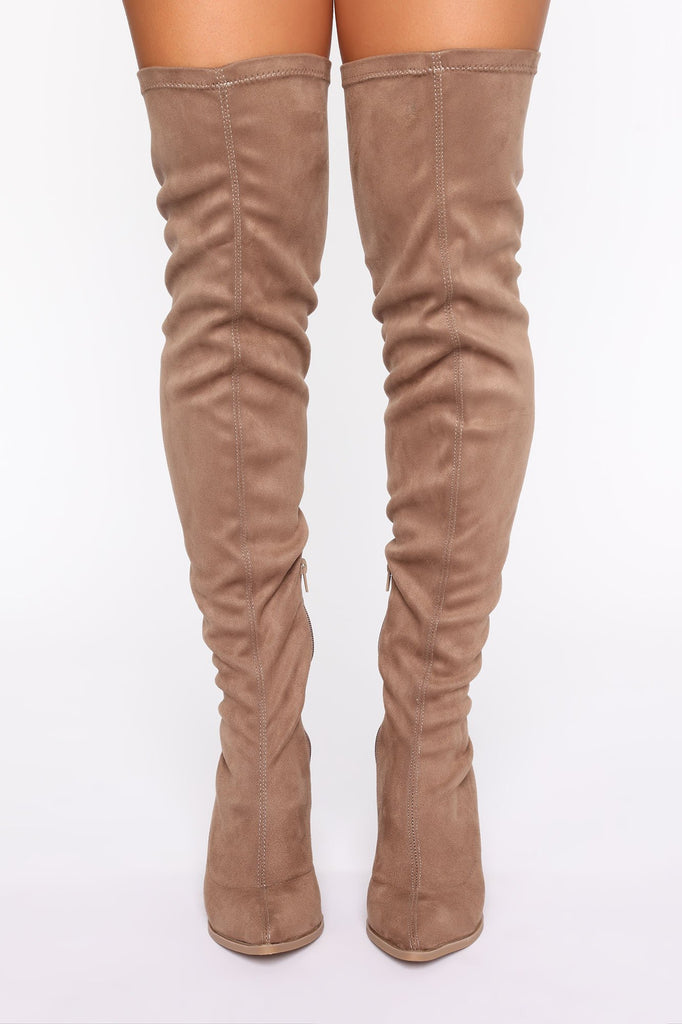 You Made Your Choice Boots - Taupe