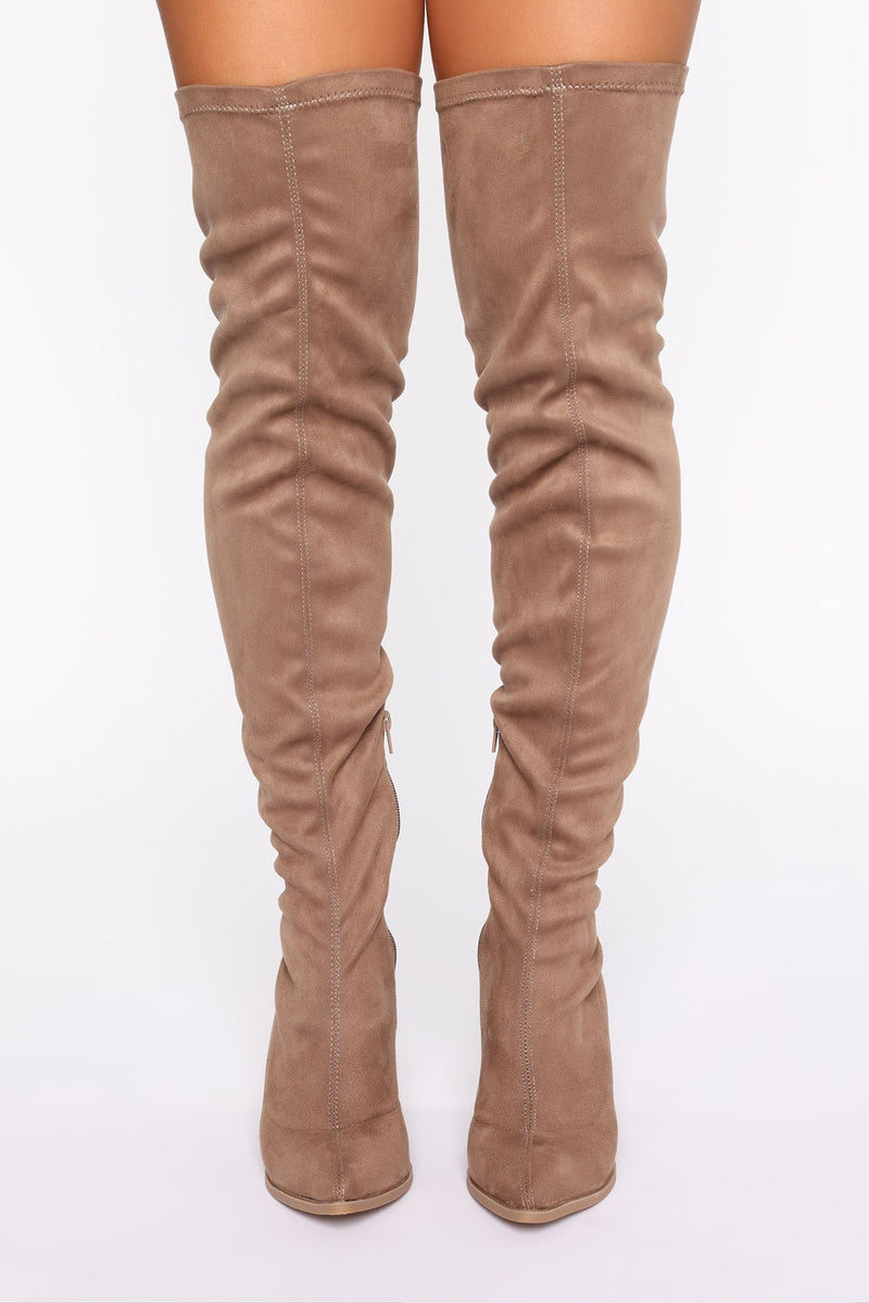 You Made Your Choice Boots - Taupe