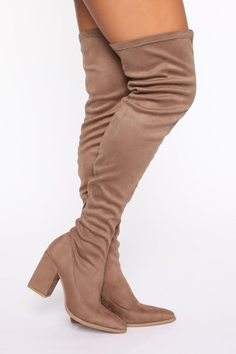You Made Your Choice Boots - Taupe