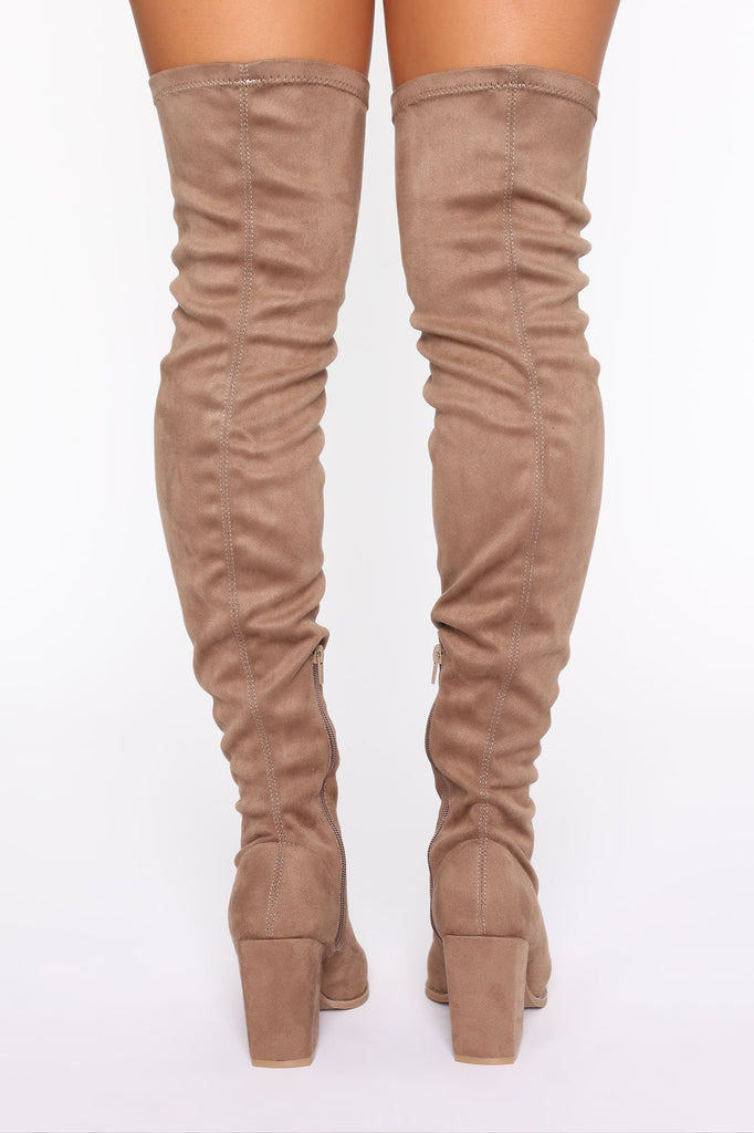 You Made Your Choice Boots - Taupe