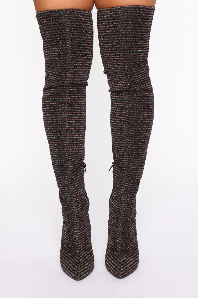 In Motion Heeled Boots - Multi Color