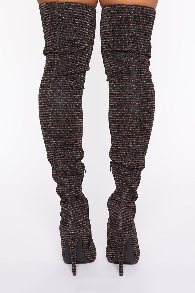 In Motion Heeled Boots - Multi Color