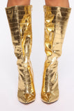 Ooh She's Sassy Boots - Gold