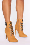 Thrill Seeker Booties - Tan