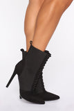 Can't Get Enough Booties - Black