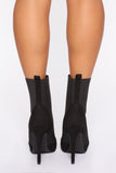 Can't Get Enough Booties - Black