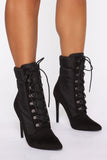 No Luck Needed Booties - Black