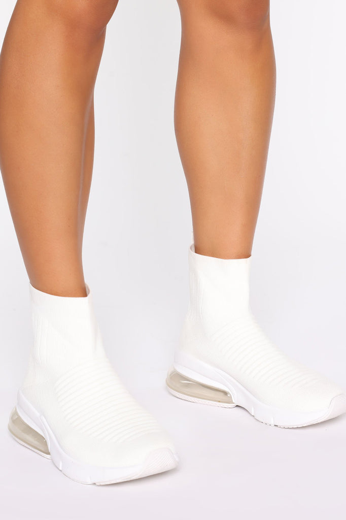 In The Crew Sock Sneaker - White
