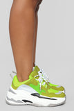 Light Years Away Sneaker - Neon Green