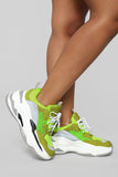 Light Years Away Sneaker - Neon Green