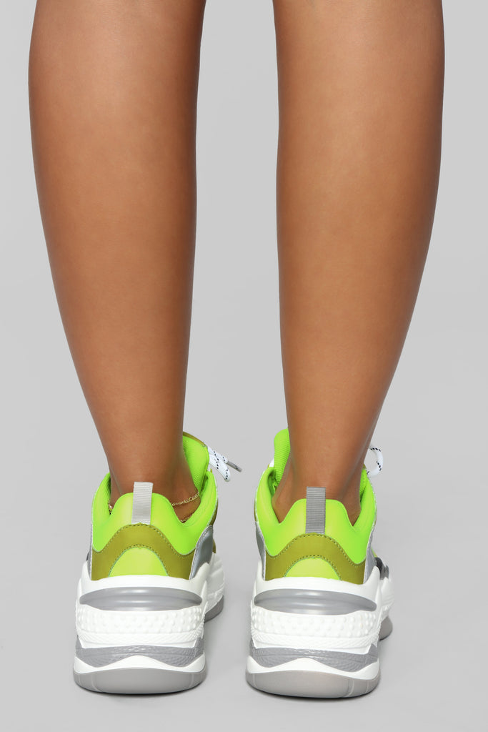 Light Years Away Sneaker - Neon Green