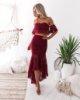 Lace Topless Backless Pencil Skirt Two-piece Suit S-XL