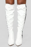 Anytime Girl Heeled Boot - White
