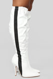 Anytime Girl Heeled Boot - White