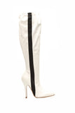 Anytime Girl Heeled Boot - White