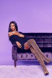 In Motion Heeled Boots - Bronze