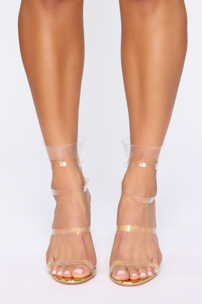 Golden Goddess Heels - Gold