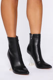 Such A Statement Bootie - Black