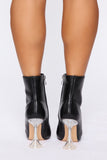 Such A Statement Bootie - Black