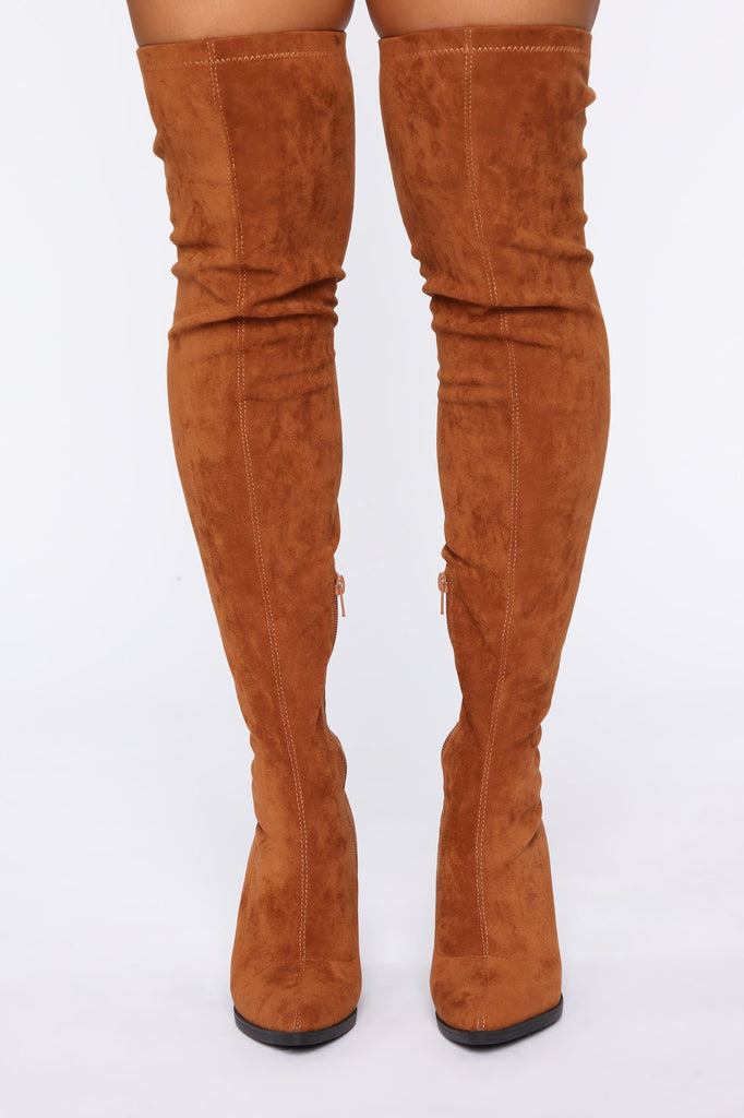 Autumn Calls Heeled Boot - Camel