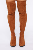 Autumn Calls Heeled Boot - Camel