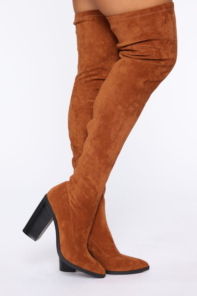 Autumn Calls Heeled Boot - Camel