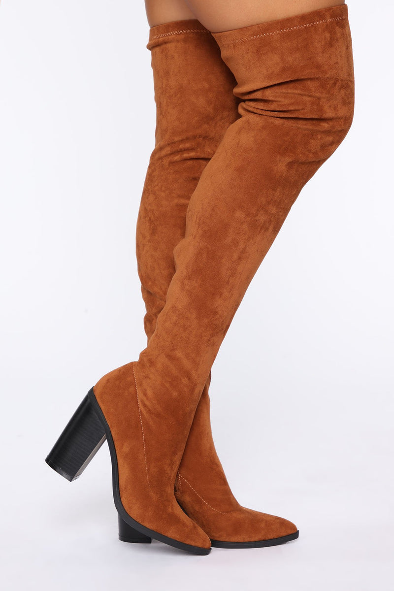 Autumn Calls Heeled Boot - Camel