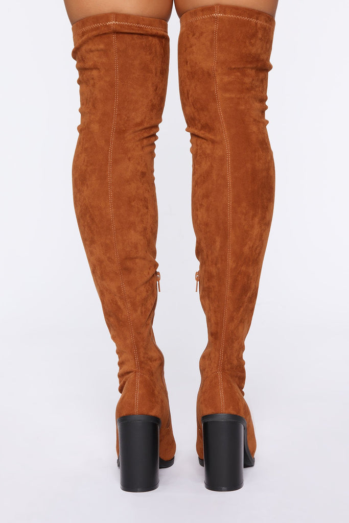 Autumn Calls Heeled Boot - Camel