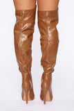 Here and There Heeled Boot - Camel