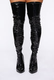 You Know You Got It Heeled Boots - Black