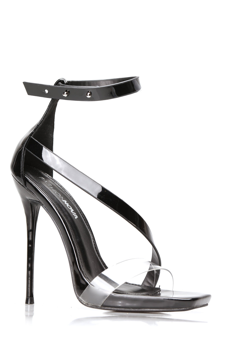Sassy You Heeled Sandal - Black