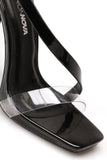 Sassy You Heeled Sandal - Black