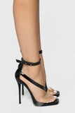Sassy You Heeled Sandal - Black