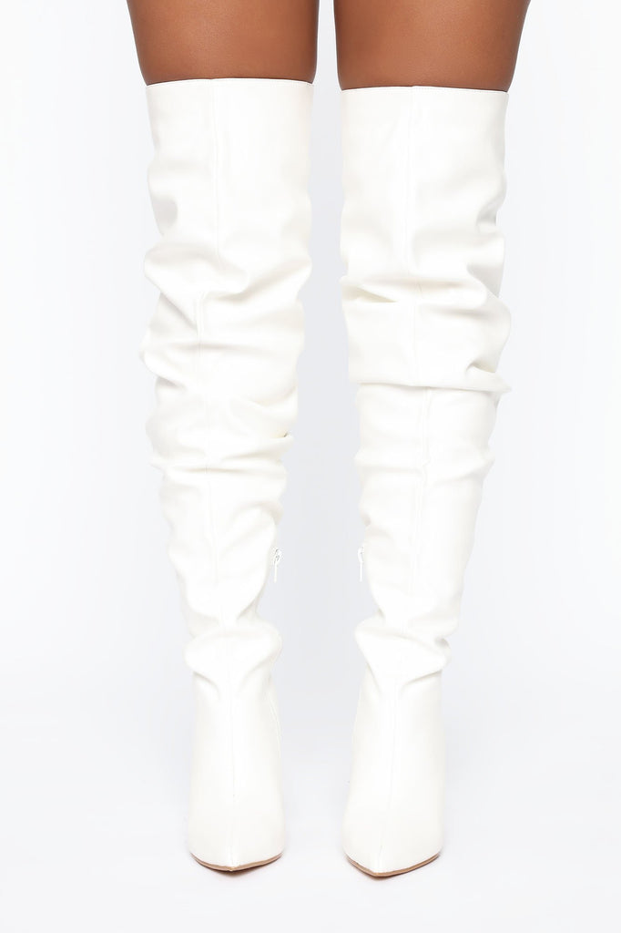 So Over You Boot - White