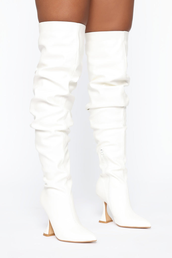 So Over You Boot - White