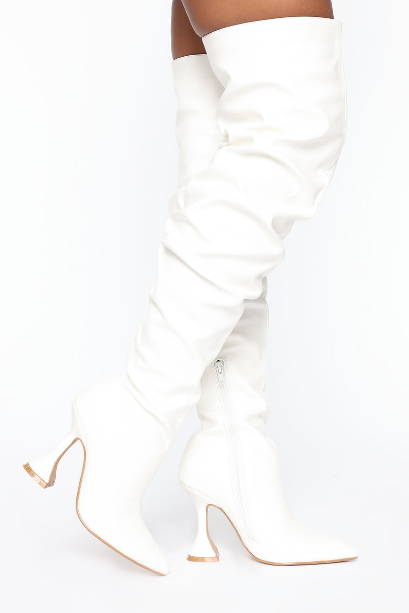 So Over You Boot - White