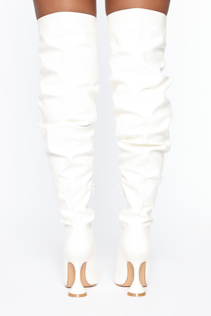 So Over You Boot - White