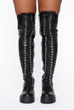 Let's Link Up Boot - Black