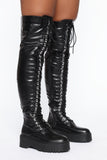 Let's Link Up Boot - Black
