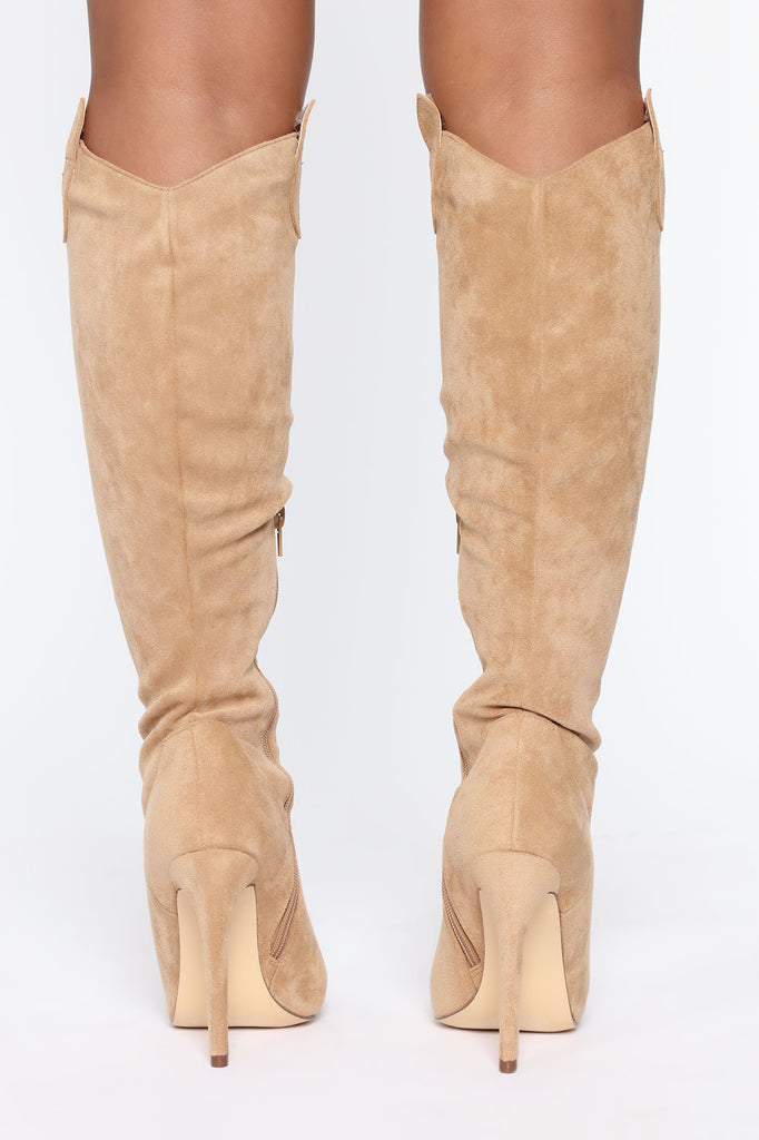 You Got A Problem Boots - Nude