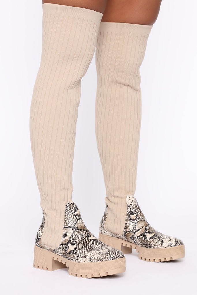 It's All Good Boots - Nude